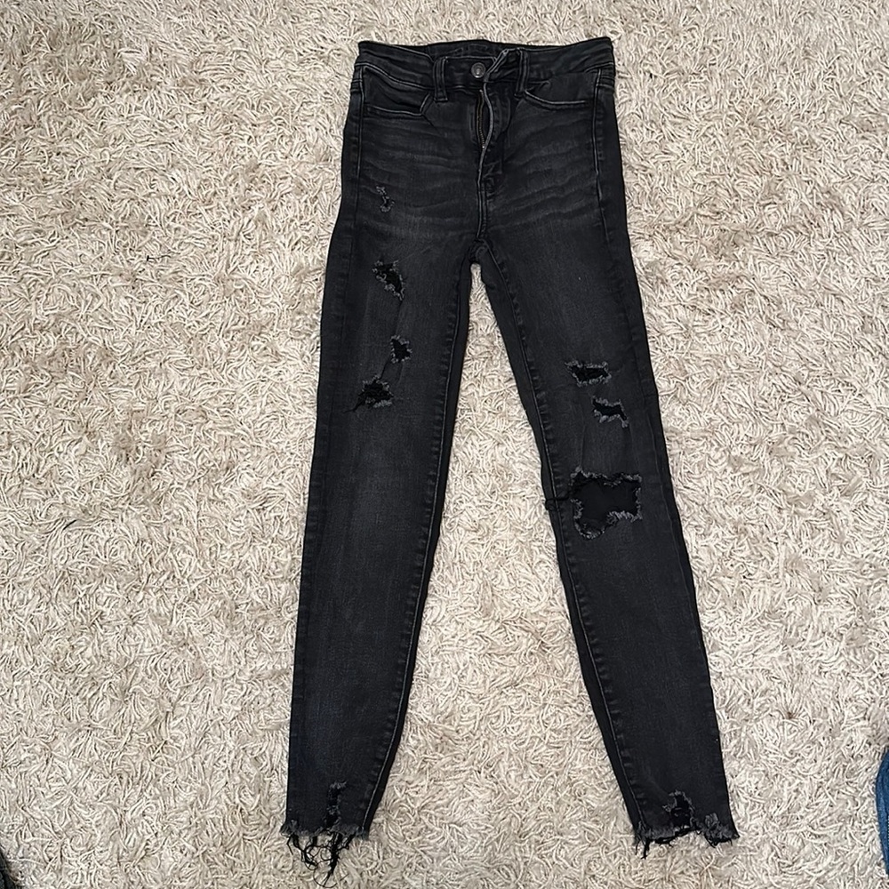 American Eagle Black Skinny Jeans